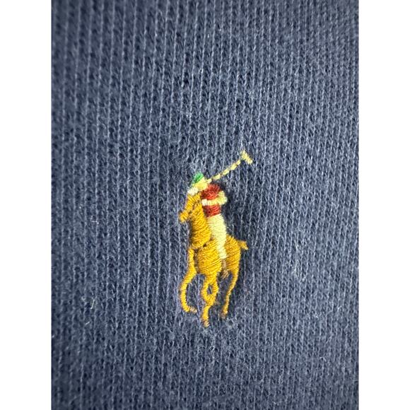 Polo Ralph Lauren Estate Rib Dark Blue 1/4 Zip Long Sleeve Sweater Men 2XLT - Picture 5 of 8